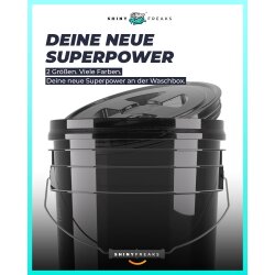 chemicalworkz Performance Buckets Wascheimer 5GAL Schwarz Transparent