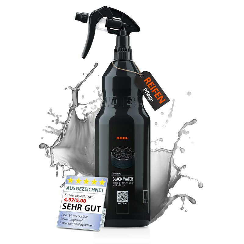 ADBL Black Water Gummipflege mit Canyon Trigger 1L, 15,90 €