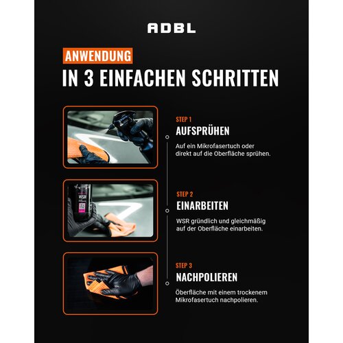 ADBL WSR Water Spot Remover Kalkentferner mit Canyon Trigger 500ml