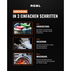 ADBL Micro Wash Storm Waschmittel 500ml