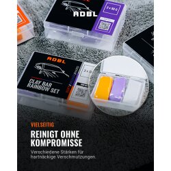 ADBL Clay Bar Rainbow 3x50g Reinigungsknete Set