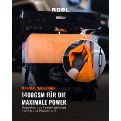 ADBL Double Mini Twisted Towel 1400GSM Trockentuch 40x40cm